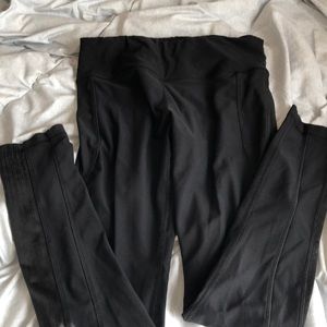 Black full length leggings